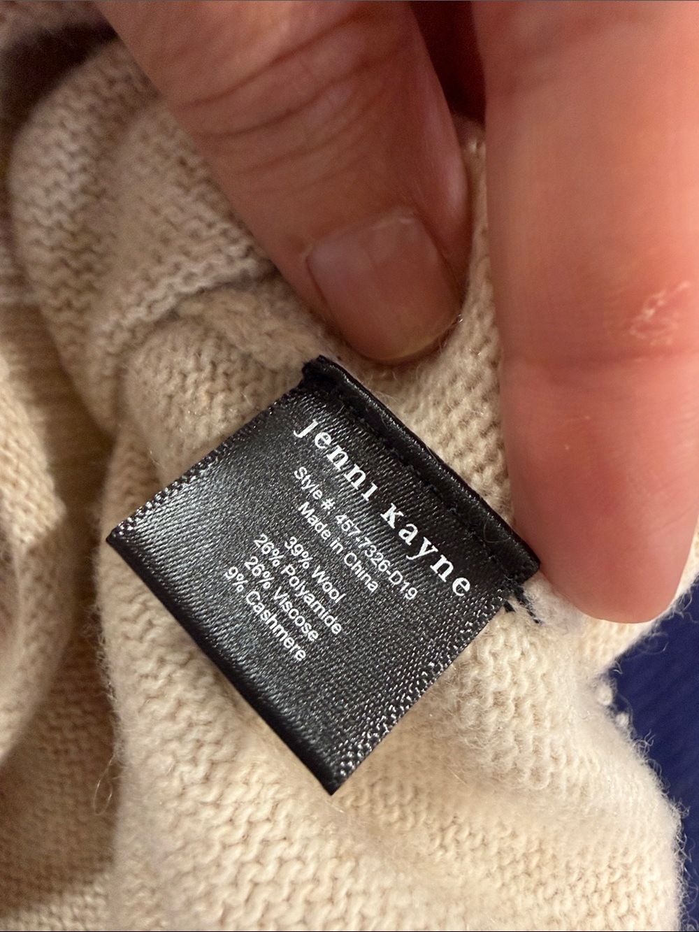 Jenni kayne Everyday Sweater oatmeal Women’s Sz L lightweight - Picture 5 of 9